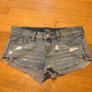 BDG Low Rise Dolphin Cut Off Shorts, 25W